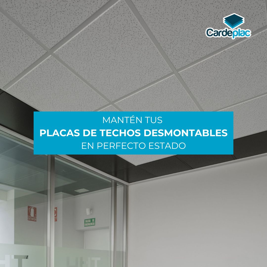 placas de techos desmontables